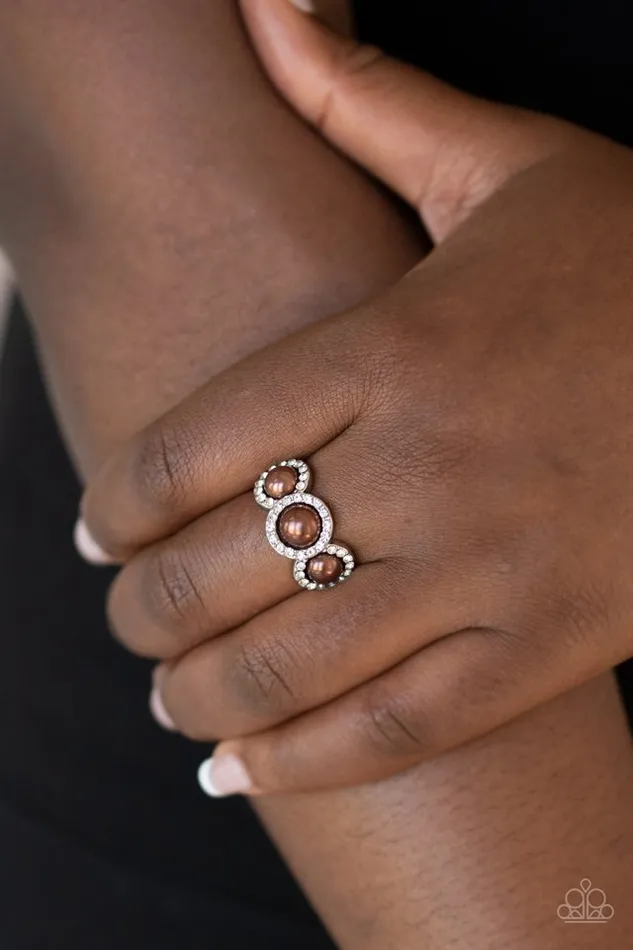 Paparazzi Ring All Bets Are Off Brown Paparazzi Jewelry Rings