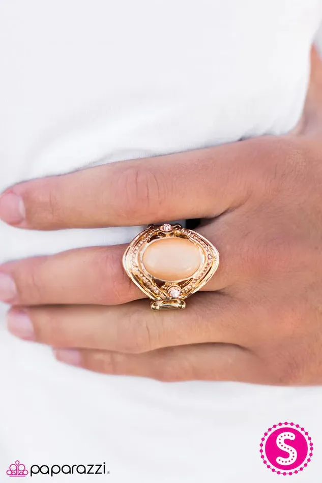 Paparazzi Ring Everyday Is A Fairy Tale Gold Paparazzi Jewelry Rings
