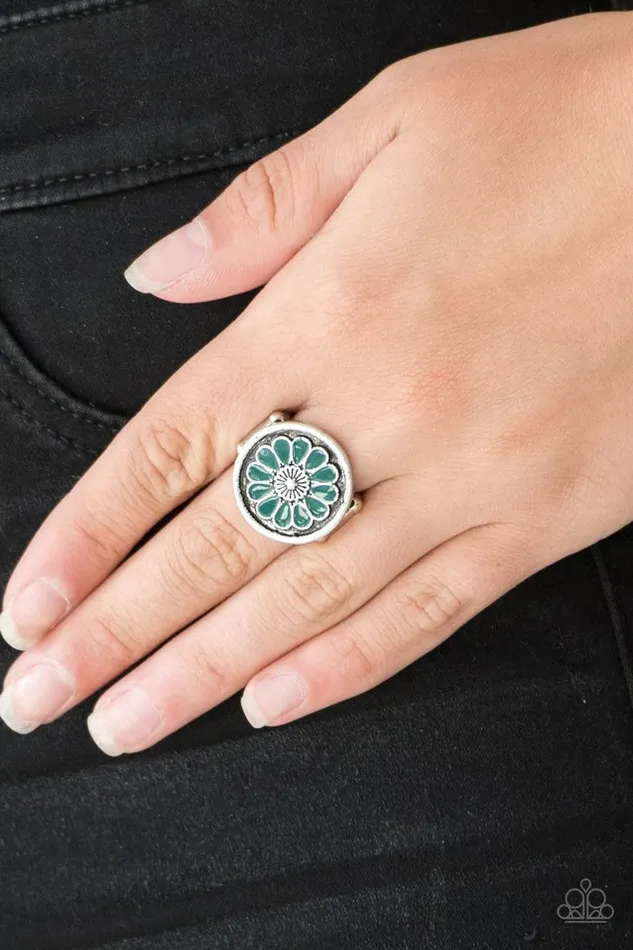 Paparazzi Ring Garden View Green Paparazzi Jewelry Rings