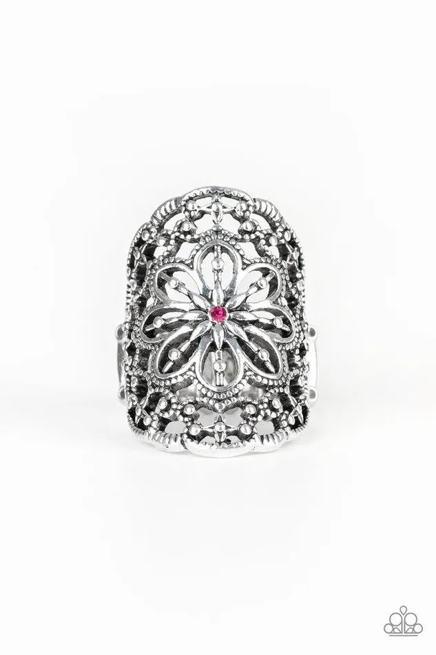 Paparazzi Ring Majestic Mandala Pink Paparazzi Jewelry Rings