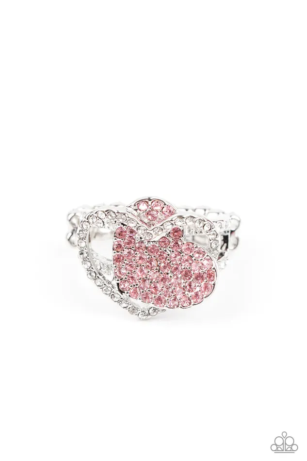 Paparazzi Ring Million Dollar Matchmaker Pink Paparazzi Jewelry Rings