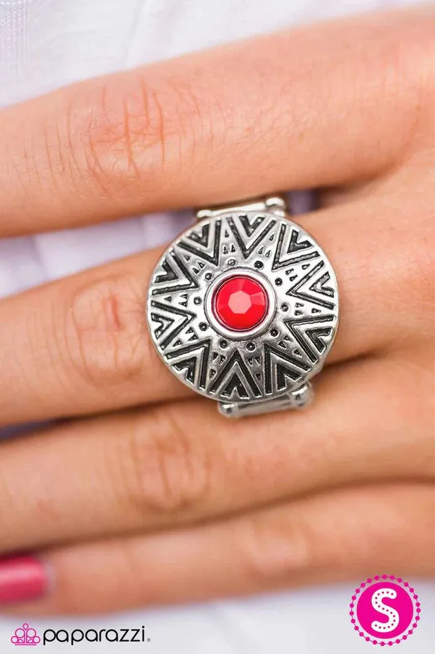 Paparazzi Ring Sunshine State Red Paparazzi Jewelry Rings