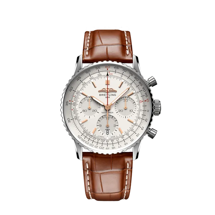 Rings Breitling Breitling Navitimer B01 Chronograph 41 Silver Dial