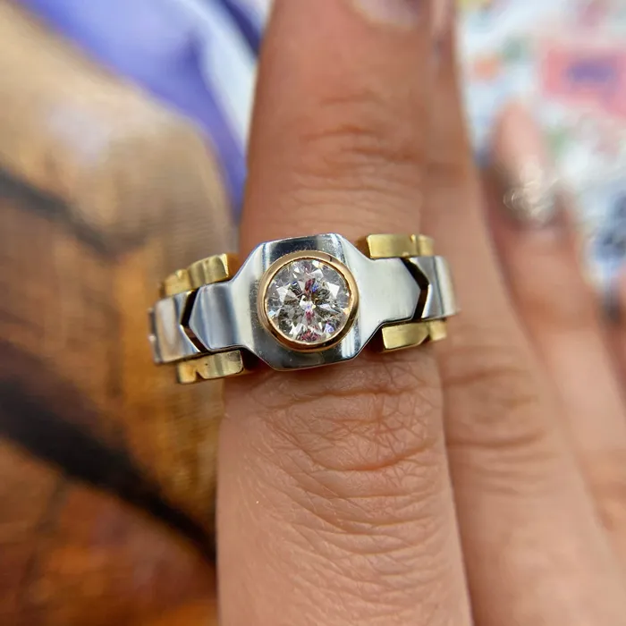 Rings Diamond Source NYC Hand Made 14k Yellow Gold Ring features 080ct BN8000 Rings Diamond Source NYC Hand Made 14k Yellow Gold Ring features 080ct BN8000
