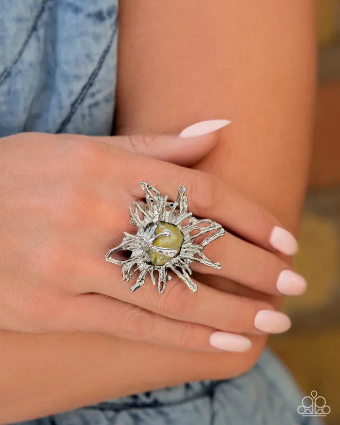 Rings Paparazzi Jewelry Paparazzi Ring Artistic Movement Green