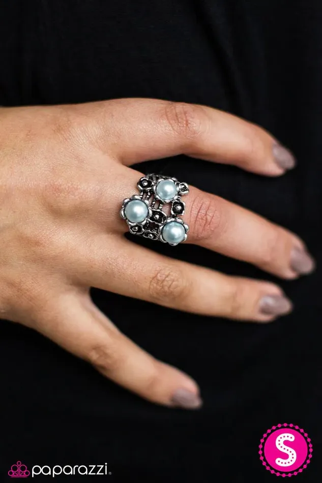 Rings Paparazzi Jewelry Paparazzi Ring Bouquet Botanical Blue