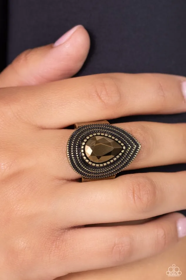Rings Paparazzi Jewelry Paparazzi Ring Dandy Highwayman Brass