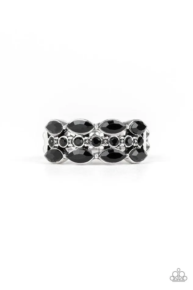 Rings Paparazzi Jewelry Paparazzi Ring Distractingly Demure Black