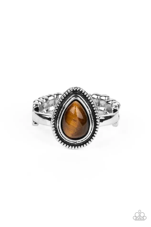 Rings Paparazzi Jewelry Paparazzi Ring Eco Elements Brown Rings Paparazzi Jewelry Paparazzi Ring Eco Elements Brown