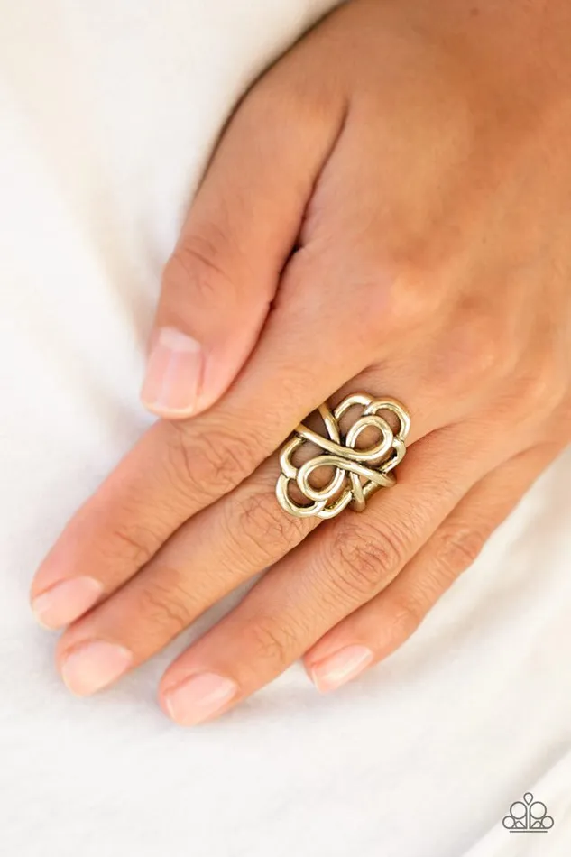 Rings Paparazzi Jewelry Paparazzi Ring Ever Entwined Brass