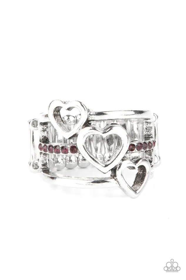 Rings Paparazzi Jewelry Paparazzi Ring Give Me AMOR Purple