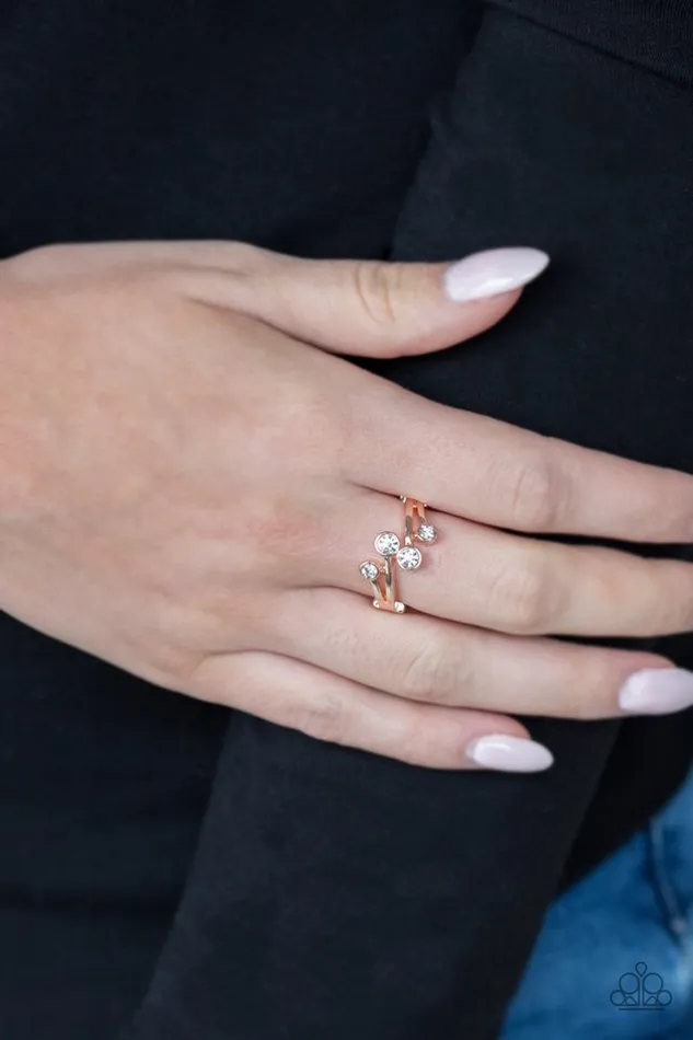 Rings Paparazzi Jewelry Paparazzi Ring GLOWING Great Places Rose Gold