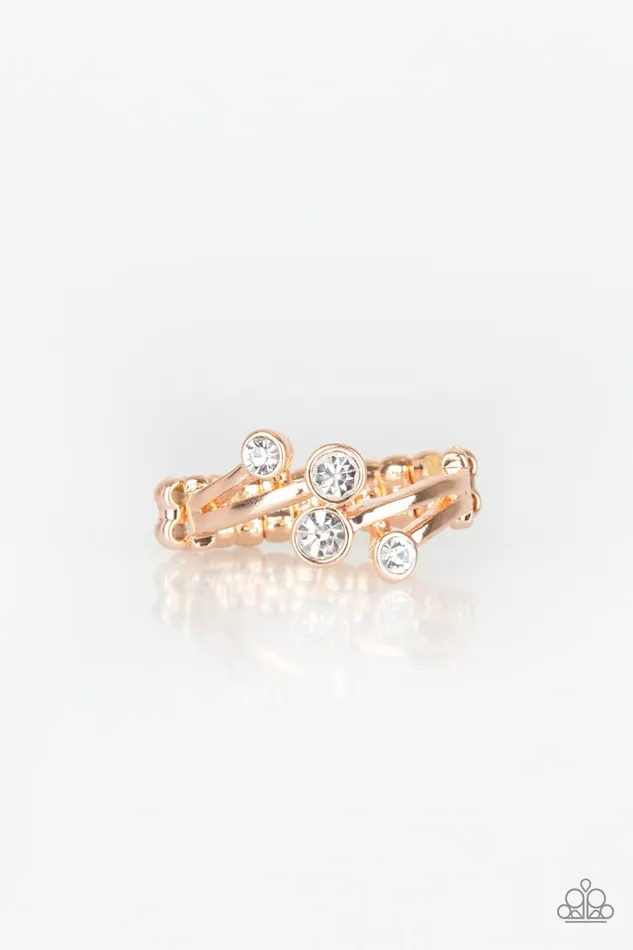 Rings Paparazzi Jewelry Paparazzi Ring GLOWING Great Places Rose Gold Rings Paparazzi Jewelry Paparazzi Ring GLOWING Great Places Rose Gold