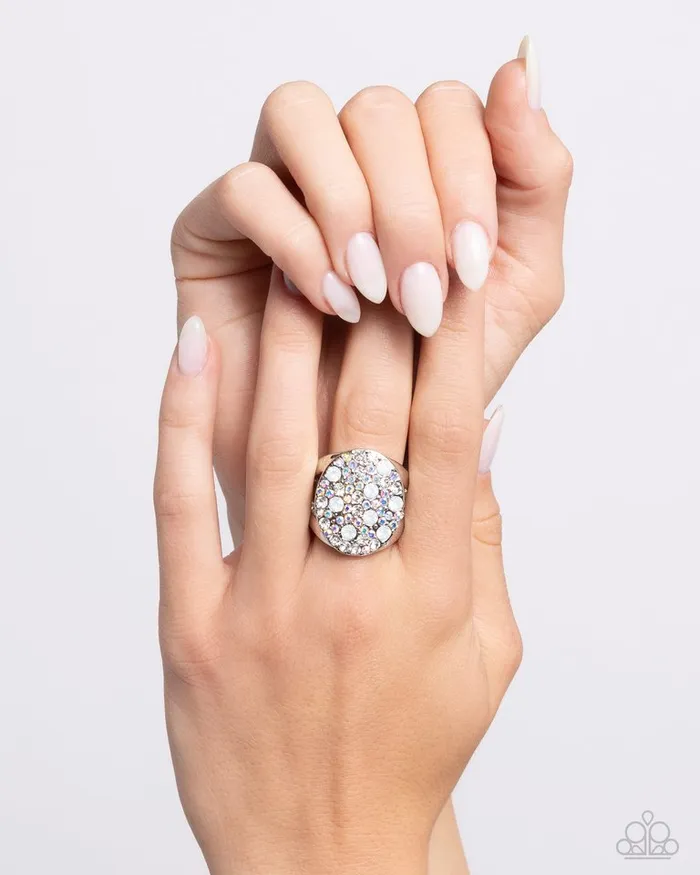 Rings Paparazzi Jewelry Paparazzi Ring Pampered Pattern White