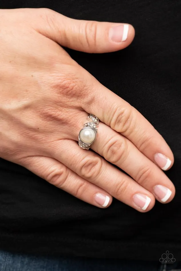 Rings Paparazzi Jewelry Paparazzi Ring Selfie Status White