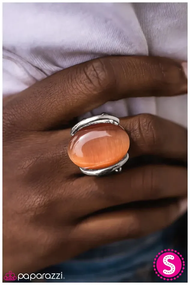 Rings Paparazzi Jewelry Paparazzi Ring Shoot For The Moon Orange