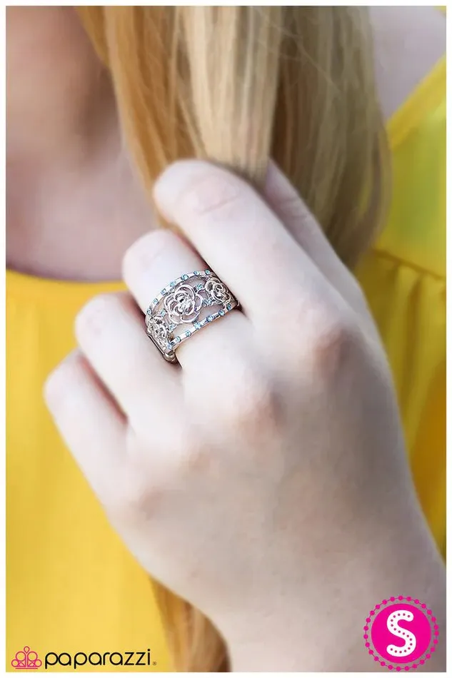 Rings Paparazzi Jewelry Paparazzi Ring The Queens Garden Blue