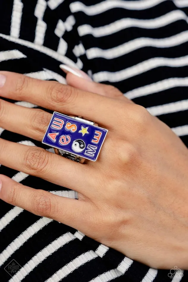 Rings Paparazzi Ring Compelling Collision Multi Paparazzi Jewelry