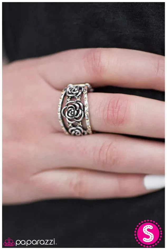 Rings Paparazzi Ring The Queens Garden Brown Paparazzi Jewelry