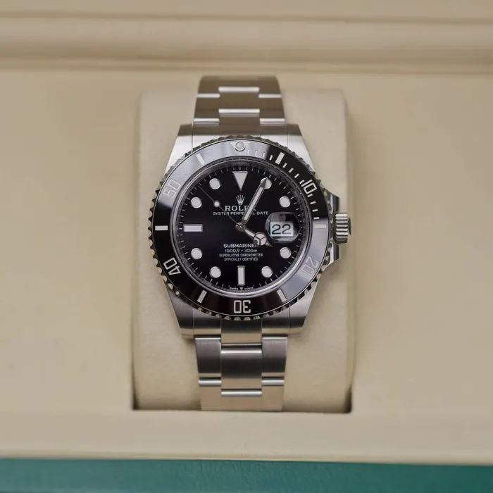 Rolex 2025 Model Rolex Submariner Date 41mm Stainless steel bracelet Black dial Mens Watch 126610LN Bracelets
