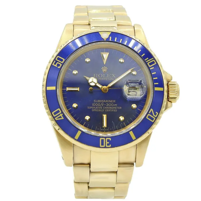 Rolex Bracelets Rolex Submariner Date 40mm Ref 16808 Blue Dial 18K White Gold Oyster Bracelet Watch Rolex Bracelets Rolex Submariner Date 40mm Ref 16808 Blue Dial 18K White Gold Oyster Bracelet Watch