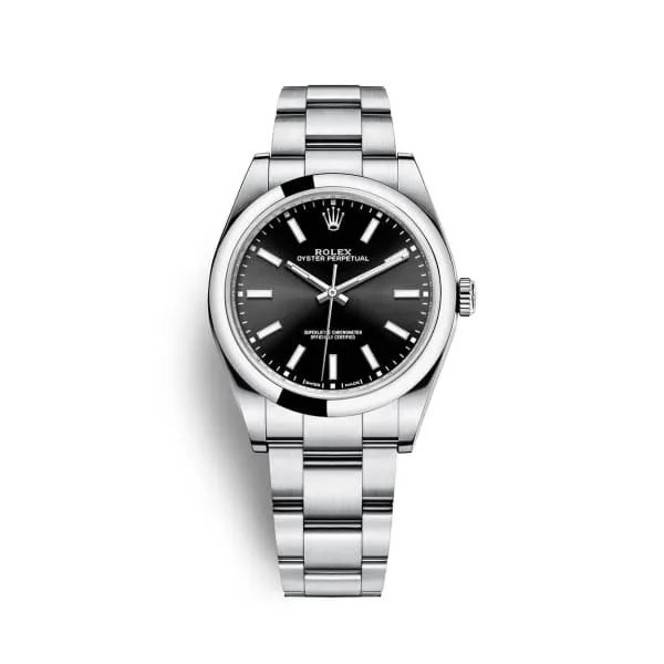 Rolex Rolex Oyster Perpetual 39mm Ref 1143000005 Black Stick Dial Stainless Steel Oyster Bracelet Watch Bracelets Rolex Rolex Oyster Perpetual 39mm Ref 1143000005 Black Stick Dial Stainless Steel Oyster Bracelet Watch Bracelets