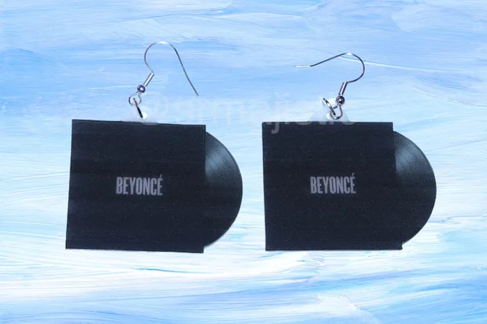 Sam Makes Things Earrings Beyonc Complete Collection Vinyl Albums Handmade Earrings