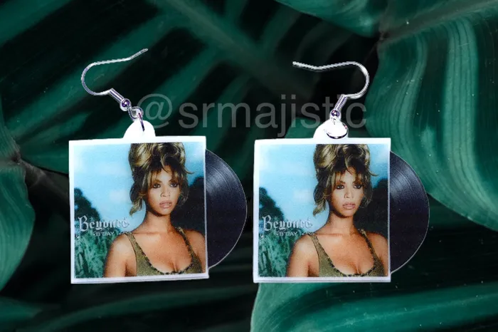 Sam Makes Things Earrings Beyonc Complete Collection Vinyl Albums Handmade Earrings