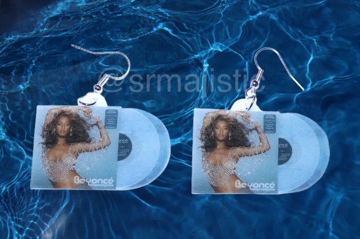 Sam Makes Things Earrings Beyonc Complete Collection Vinyl Albums Handmade Earrings