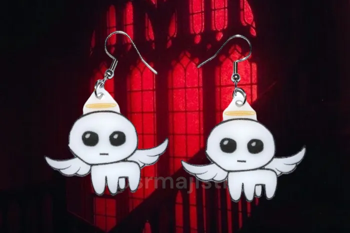 Sam Makes Things Earrings Halloween Autism TBH Creature Handmade Earrings