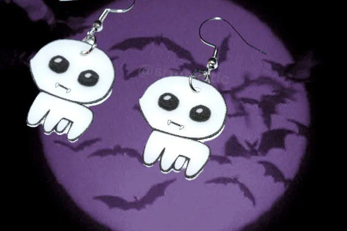 Sam Makes Things Earrings Halloween Autism TBH Creature Handmade Earrings