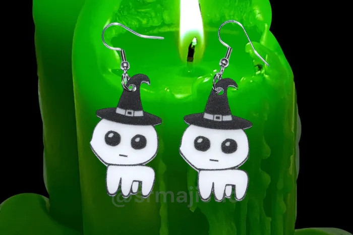 Sam Makes Things Earrings Halloween Autism TBH Creature Handmade Earrings