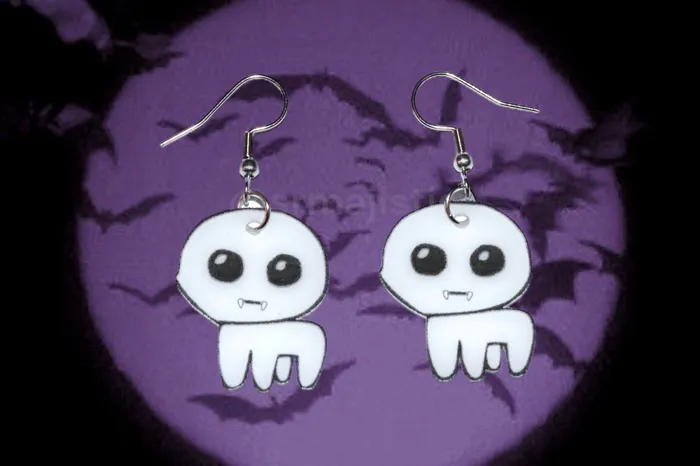 Sam Makes Things Earrings Halloween Autism TBH Creature Handmade Earrings