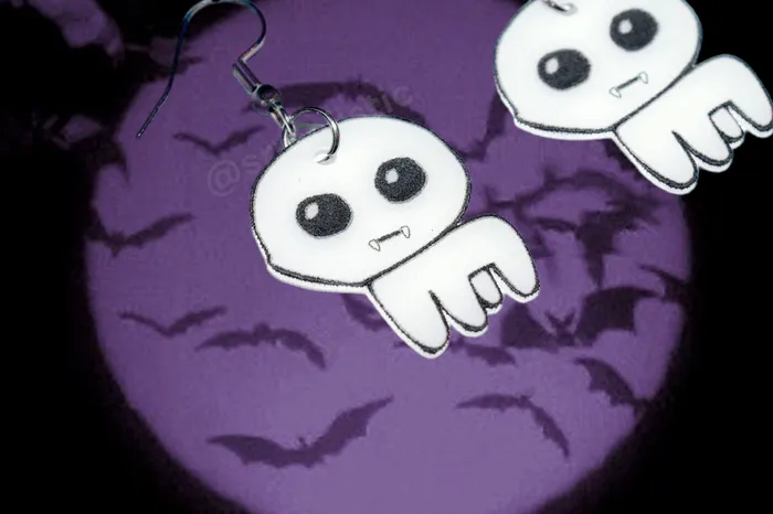 Sam Makes Things Earrings Halloween Autism TBH Creature Handmade Earrings