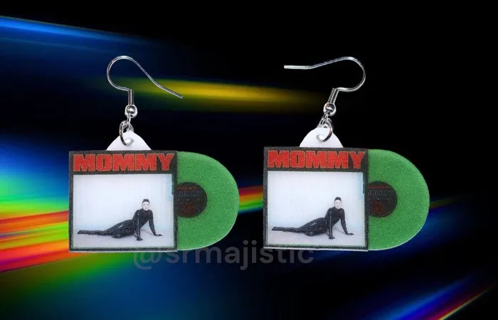 Sam Makes Things Earrings READY TO SHIP Be Your Own Pet Mommy Vinyl Album Handmade Earrings Sam Makes Things Earrings READY TO SHIP Be Your Own Pet Mommy Vinyl Album Handmade Earrings