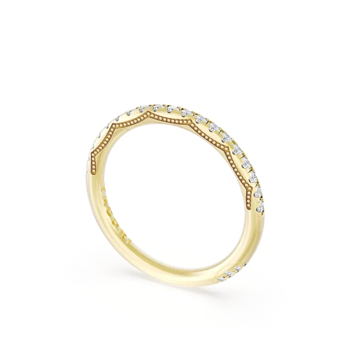 Tacori 18K Yellow Gold Diamond Band Tacori Rings