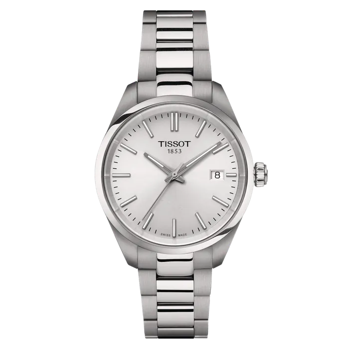 Tissot Rings Tissot PR100 34mm Silver Dial