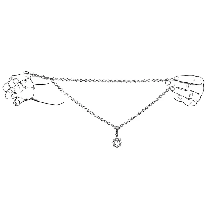 Virgins Saints Angels Antigua Rosary Jet Necklace Extender Necklaces