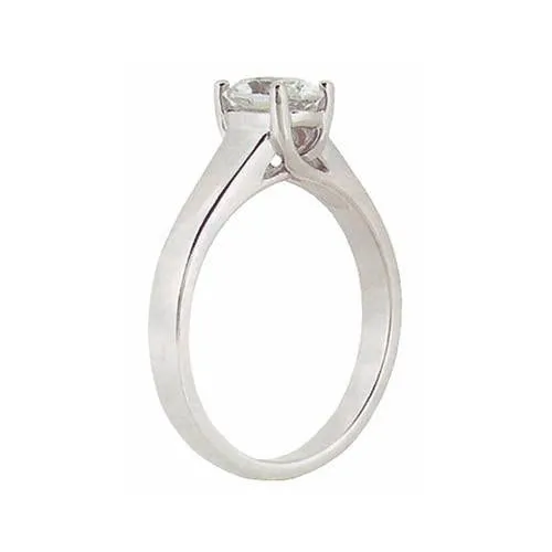 165 Carat Oval Cut Natural Earth Mined Diamond Solitaire Ring White Gold GB Rings