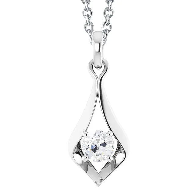 1 Carat Round Old Miner Natural Earth Mined Diamond Pendant With Chain Slide Jewelry HarryChadEntcom Necklaces 1 Carat Round Old Miner Natural Earth Mined Diamond Pendant With Chain Slide Jewelry HarryChadEntcom Necklaces