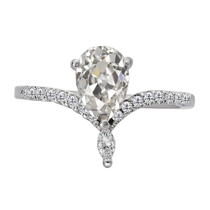 Anniversary Ring Enhancer Pear Old Mine Cut Genuine Natural Earth Mined Diamond 450 Carats HarryChadEntcom Rings Anniversary Ring Enhancer Pear Old Mine Cut Genuine Natural Earth Mined Diamond 450 Carats HarryChadEntcom Rings
