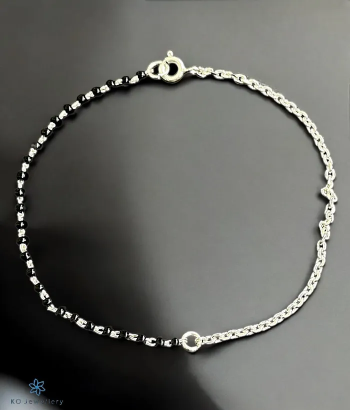 Bracelets Bharati The Tanaya Silver Mangalsutra Bracelet