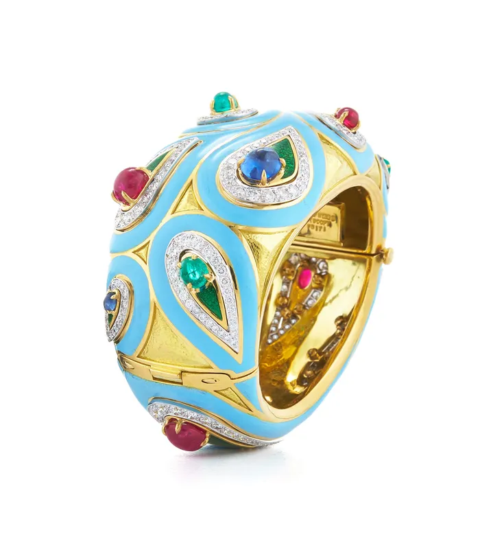 Bracelets David Webb Paisley Bracelet