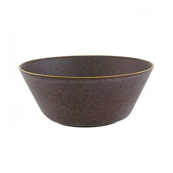 Casa Alegre Earrings Casa Alegre Gold Stone Salad Bowl 26
