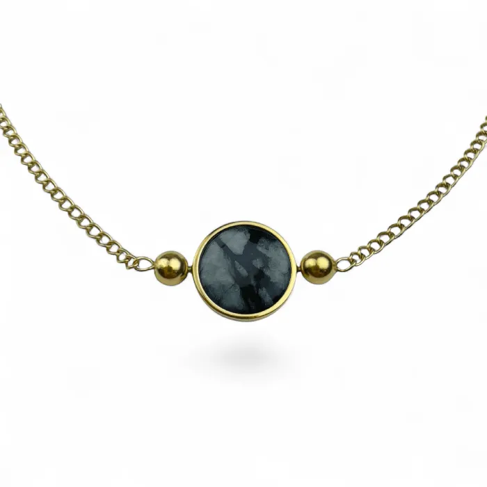 CONQUERing Necklaces Crystal AuraDel Link Necklace