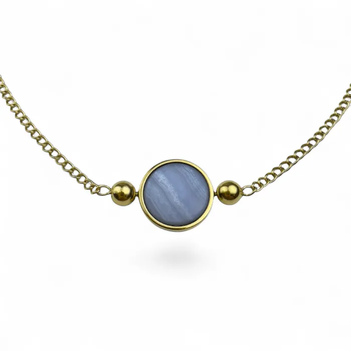 CONQUERing Necklaces Crystal AuraDel Link Necklace