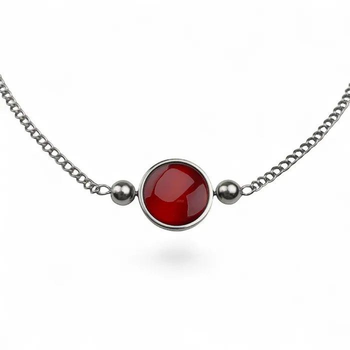 CONQUERing Necklaces Crystal AuraDel Link Necklace