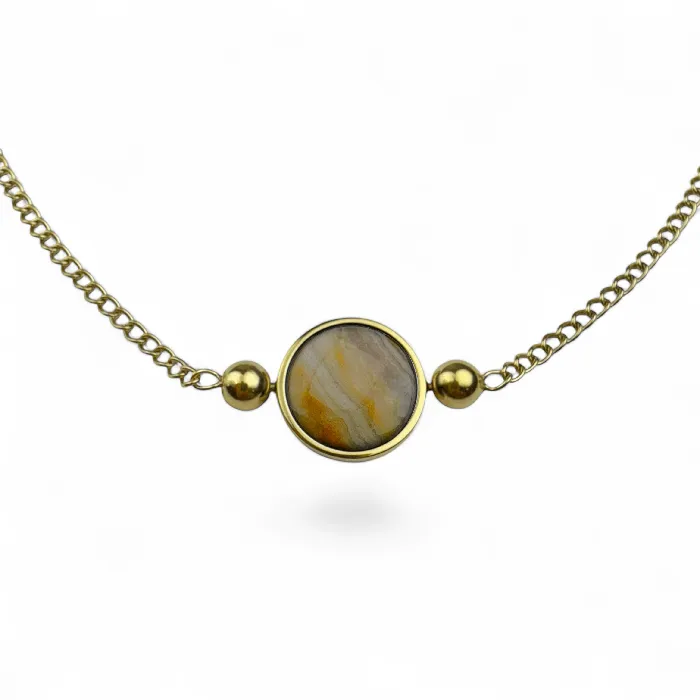 CONQUERing Necklaces Crystal AuraDel Link Necklace