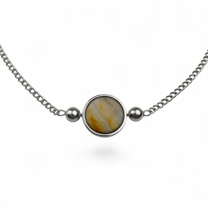 CONQUERing Necklaces Crystal AuraDel Link Necklace