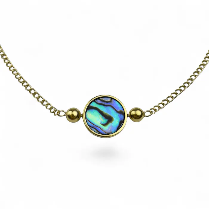 CONQUERing Necklaces Crystal AuraDel Link Necklace